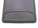Splash Guard - Heavy Duty (flat), Rear Pair, Black with Ford Logo