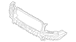 Grille Reinforcement Bumper Isolator - Front