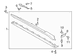 Rocker Panel Guard Molding - Left