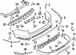 Bumper Trim Molding - Left, Rear 3.0L