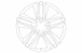 Wheel Rim 8 X 18 Painted