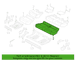 Seat Cover Cushion <br>A that replaces the original equipment back and bottom Covers of a