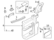Door Interior Trim Panel - Left, Rear