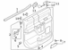 Door Interior Trim Panel - Left, Rear