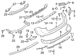 Bumper Cover Support Rail Bracket - Right, Rear