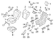 Perforated Seat Cover Back Cushion <br>A used to replace the original equipment of a