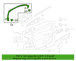 Door Window Molding Decal - Left, Front