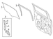 Window Regulator - Left, Rear (MT)