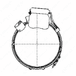 Sensor Housing Mounting Bracket for S60 14L EPA07