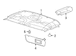 Headliner Roof Trim Panel - Front