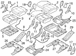 Folding Seat Latch Catch - Right, Rear