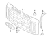 Grille Bracket Support - Right, Front