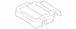 Seat Cushion Foam Pad - Left, Rear