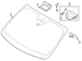 Interior Rear View Mirror Cover