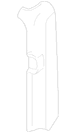 Body D-Pillar - Left, Rear, Outer
