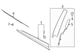 Exterior Door molding - Left