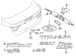 Name Plate Deck Lid Emblem