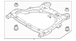 Suspension Subframe Crossmember - Front 3.5L (Police)
