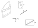 Door Molding Panel - Right, Outer