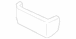 Cruise Control Distance Sensor Cover Bumper Grille - Front
