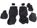 F-150 2015-2020 Front Row Seat Covers 40/20/40 in Charcoal