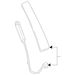 Door Applique Exterior molding - Right