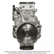 Long Block Engine DD15 14.8L GHG17 472910 Front Sump with A/T Turbo, Closed Coolant Port