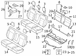 Headrest - Rear, Center
