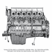 3/4 Engine MBE4000 12.8L EPA07 460975/980 Automatic