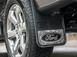 F-150 Lightning 2022-2024 Gatorback Rear Pair Splash Guards with Black Ford Oval on Chrome