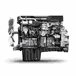 PowerChoice Engine for Detroit Diesel DD13 12.8L GHG17, Built to ESN Specification with Jake Brakes