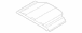 Roof Panel Trim <br>Panel used for the CENTRE Panoramic - Center