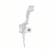 Exhaust Back Pressure Sensor Bracket