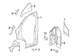 Body A-Pillar Reinforcement - Right, Inner