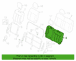 Seat Back Cushion Pad - Left, Rear,