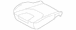 Seat Cover Cushion And Pad - Right, Front