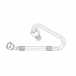 Turbo Coolant Tube Assembly for S60 14L EPA07