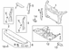 Radiator Support Baffle Air Deflector - Left 3.5L