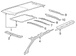 Roof Panel Reinforcement - Front, Rear