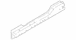 Rocker Panel Reinforcement Floor Sidemember - Left, Inner (Convertible)