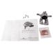 Disc Brake Caliper Attachment Kit - Left, Rear