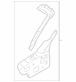 Body A-Pillar Reinforcement Side Rail - Left, Upper, Inner (Convertible)