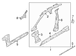 Rocker Panel Reinforcement Side Floor Member - Right, Front, Inner (Hybrid, Plug In Hybrid)