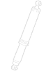 Suspension Shock Absorber - Rear