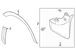 Wheel Arch Molding - Left, Front