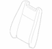 Seat Back Cushion Cover - Right, Rear