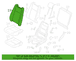 Seat Back Cushion Cover - Right, Rear
