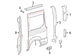 Quarter Panel Extension Side Roof Rail - Left, Outer (All Medium)