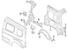 Quarter Panel - Left, Rear, Inner (LWB Kombi)