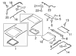 Sunroof Lifter Guide Rail - Right